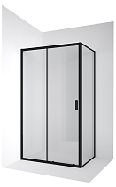 Душевой уголок Ambassador Forsa 100x80 17021216AB-80AB прозрачный, черный