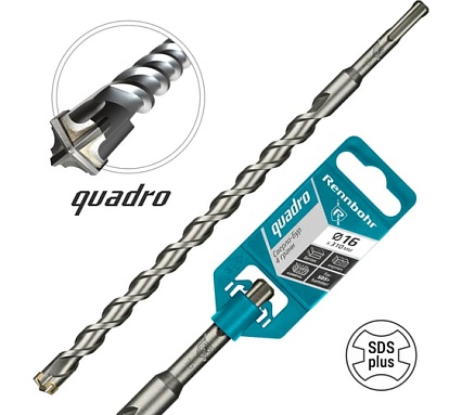 Бур Quadro (14x310 мм; SDS+) RENNBOHR 511631