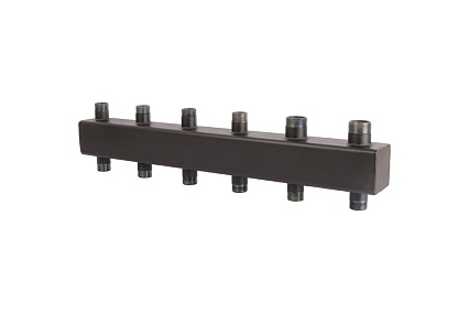 Коллектор Rommer 3/5 отопительных контура, 1х1 1/4 RDG-0016-004035 RG008T2Q21Q3AD