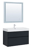 Мебель для ванной Aquanet Бруклин 100 см, антрацит матовый