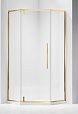 Душевой уголок Vincea Слим-Н (Slim-N VSP-4SN100CLG 100x100 брашированное золото, прозрачный