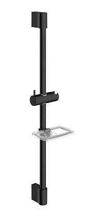Штанга для душа AQUAme AQM8203B черный матовый Штанга для душа AQUAme AQM8203B черный матовый