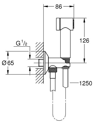 Гигиенический душ Grohe Sena 26332000