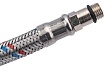 Подводка для смесителей СТМ сталь, 1/2xM10x80 см., короткий штуцер CWFSS080