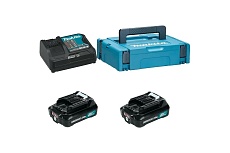 Набор 2 аккумулятора BL1021B + зарядное устройство DC10SB Makita 197658-5