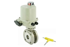 Шаровой кран DN.ru КШмФП Ду100 Ру16 электропривод ГЗ-ОФ-200/14(М) 220В D160-01648