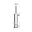 Ерш напольный Colombo Lulu B6206.HPS золото