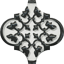 Декор Kerama Marazzi Арабески глянцевый орнамент 6.5х6.5 см, OS\A26\65000