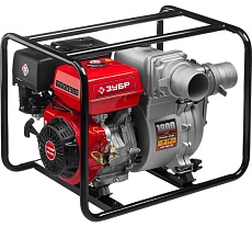 Бензиновая мотопомпа для грязной воды Зубр МПГ-1800
