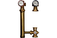 Насосная группа для твердотопливных котлов (1&quot;, без насоса) STOUT SDG-0014-002501