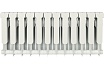 Биметаллический радиатор Rommer Profi BM 350 BI350-80-80-130 12 секций RAL9016 86633