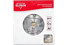 Диск пильный по алюминию (250х30х1.8 мм; 80Z) Elitech 195630