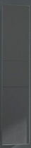 Фасад пенала Marka One Mix 30x159 Push, МДФ, cилк графит