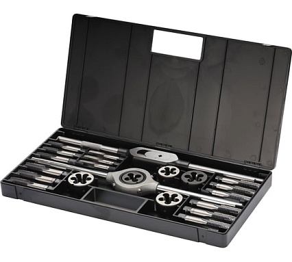 Резьбонарезной набор Bucovice Tools M 2-II, 23 предмета, M12-M20, в пластиковом кейсе 310200