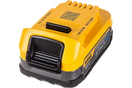Бесщеточный импульсный шуруповерт DeWalt 18 В XR батарея POWERSTACK, чемодан TSTAK DCF840E1T-XJ