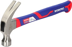 Молоток столярный WORKPRO с фибергласовой рукояткой, 337 гр WP241010
