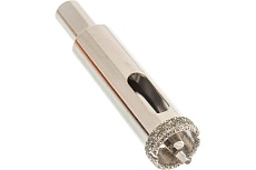 Коронка алмазная с центрирующим сверлом по керамограниту и керамике 16 мм HAGWERT 576216