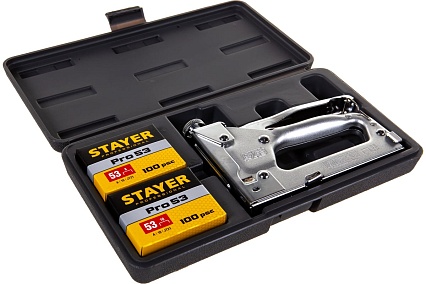 Степлер для скоб Stayer Pro 53 усиленный, тип 53, в кейсе, 3150-H4_z01