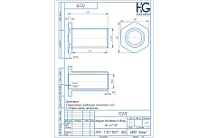 Штуцер для врезки в бочку 1/2&quot; НР HG 1896103
