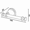 Держатель туалетной бумаги TW Harmony TWHA019bi/oro золото