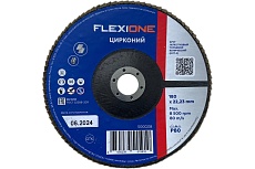 Круг лепестковый конический Flexione Цирконий 180x22мм, Р80 10000238