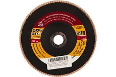 Круг лепестковый торцевой (180х22 мм; Р40) для угловых шлифмашин БАЗ 36563-180-40