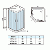 Душевая кабина WeltWasser Laine 804 80x80 хром, прозрачное