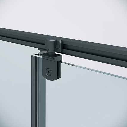 Душевая дверь Niagara Nova 80x195 прозрачное, графит NG-35-8AGR