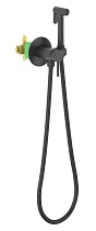 Смеситель Timo Saona 2338/03SM с гигиеническим душем, черный