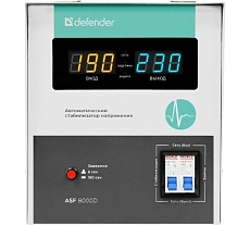 Напольный стабилизатор напряжения Defender ASF 8000D 4800Вт метал корпус, терминал 99048