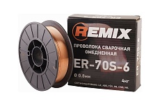 Проволока сварочная омедненная (0.8 мм; 4 кг) Remix PROV04