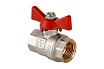 Шаровой кран Valtec Base рукоятка бабочка 3/4" внутренняя-внутренняя VT.217.N.05