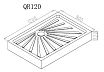 Поддон для душа Cerutti QR121 120x80 прямоугольный