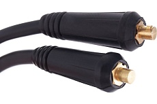 Комплект сварочных проводов КГ 16 кв.мм, СКР 10-25, 200А, 3 м Rexant 16-0772