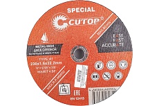 Диск профессиональный отрезной по металлу (230х1.6 х22.2 мм) CUTOP 40014S