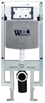 Комплект Weltwasser 10000011292 унитаз Merzbach 043 GL-WT + инсталляция + кнопка Amberg RD-BL