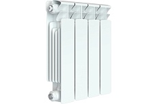 Биметаллический радиатор Rifar BASE 350 4 секции, боковое подключение RAN30H1KQ5PJD4