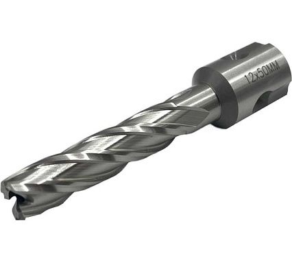 Сверло корончатое TORNERI 12х50 мм, HSS, Universal / Weldon 19 Т023624