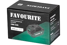 Аккумуляторная батарея One battery system Li-ion 21 В, 6 Ач, 1.1-1.3 А Favourite OBS 21/6