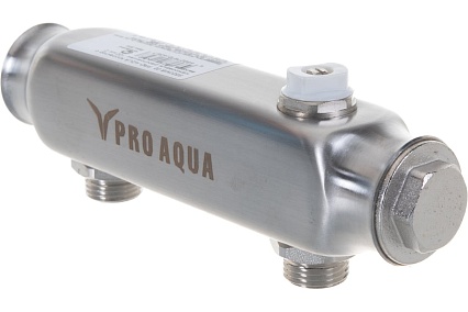 Коллектор PRO AQUA с межосевым расстоянием 100 мм, 2 выхода, 180 мм, 1x1/2 S520MB.02