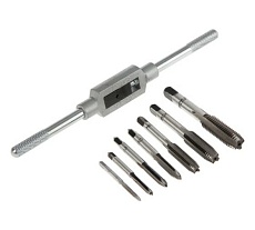 Набор метчиков Тундра М3 - М12 + метчикодержатель, 8 предметов 1348145