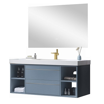 Мебель для ванной Orans BC-1129-1200 120 см со столешницей, Matt Sky Blue