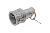 Алюминиевый камлок TITAN LOCK типа С серия EcoLine, розетка с хвостовиком 1 1/4" TL125CAL-EL