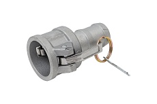 Алюминиевый камлок TITAN LOCK типа С серия EcoLine, розетка с хвостовиком 1 1/4&quot; TL125CAL-EL