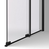Душевая перегородка Vincea Walk-In VSW-1WSL120CLB 120x200 черный матовый, прозрачное