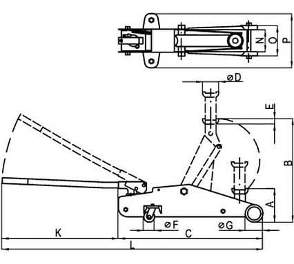 Подкатной домкрат Сорокин HobbyLine Jack 3.533