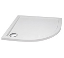 Поддон для душа Cezares Tray 100x100 четверть круга, стеклокомпозит