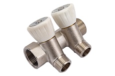 Коллектор с регулировочными вентилями Royal Thermo 3/4х1/2, 2 выхода НС-1042922