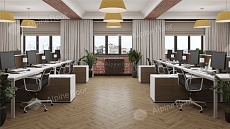 Ламинат Alpine Floor Herringbone Дуб Прованс 606x101x8 мм, LF102-7A