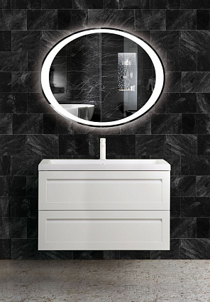 Мебель для ванной Art&Max Platino 90 см белый глянец